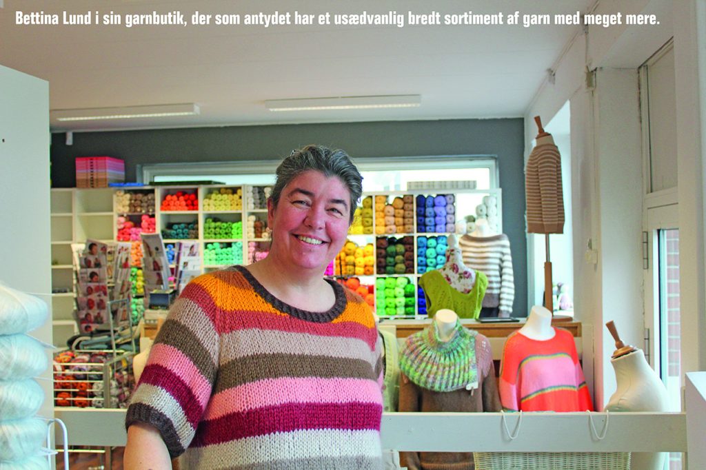slutningen Seminar Tak Bettina Lund åbner garnbutik i Bredgade 22 i Aarup den 19. april -  Folkeblade